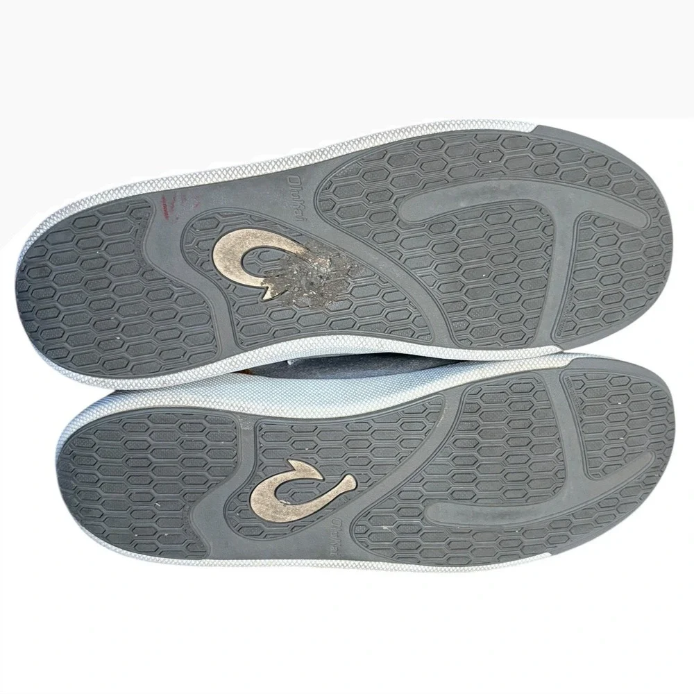 OluKai Fog Nanea‎ Li Fair Drop-In Heel Textile Sneaker Men's Size 10.5